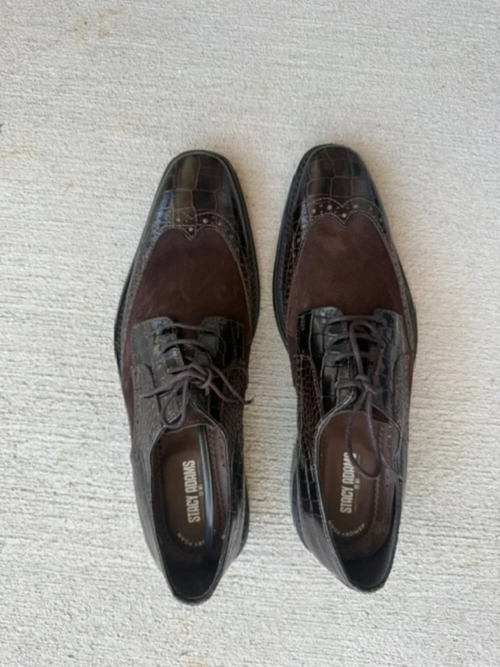 Stacy adamas arturo shoes NIB WIDE